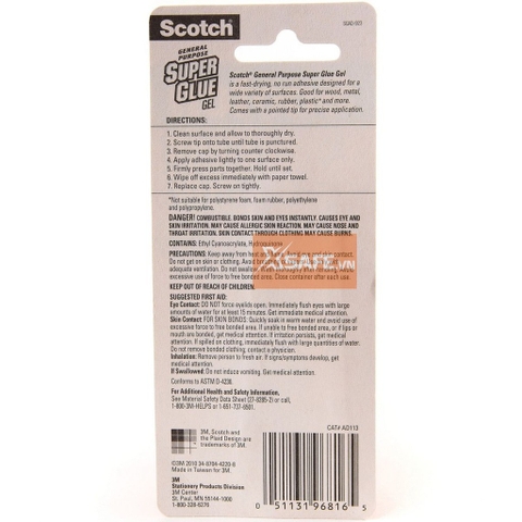 Keo dán đa năng siêu dính 3M AD113 Super Glue