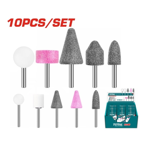 Bộ 10 Linh Kiện Máy Mài Khuôn Và Mài Khuôn Mini Total TAKB1001