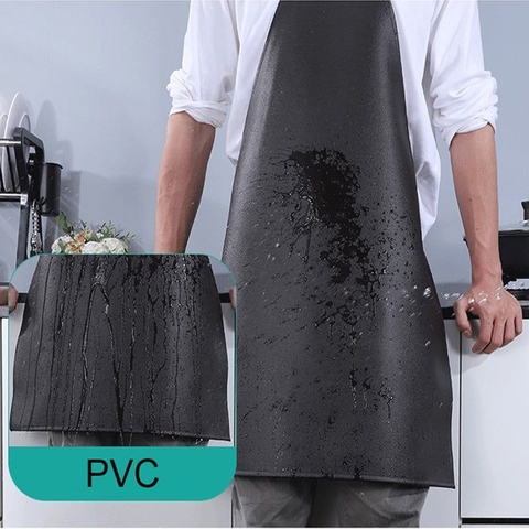 Tạp Dề Chống Hóa Chất, Chống Nước Bằng Nhựa PVC Dùng Trong Nhà Bếp, Phòng Thí Nghiệm, Làm Việc Nhà TD05