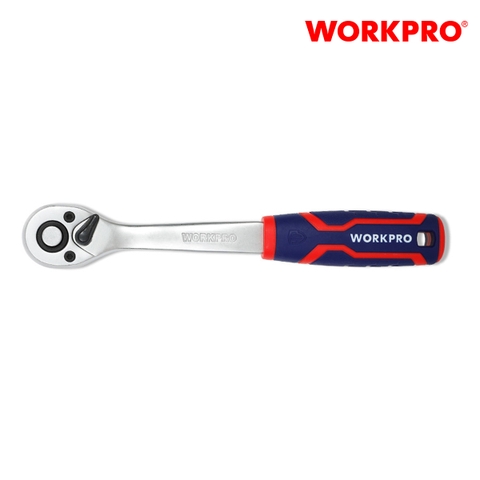 Tay vặn ốc tự động đảo chiều 1/2 inch cán nhựa, 72T Workpro - WP271012