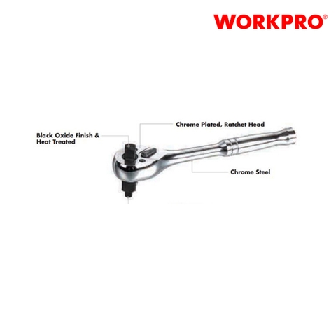 Tay vặn ốc tự động đảo chiều 1/2 inch  Workpro - WP271006