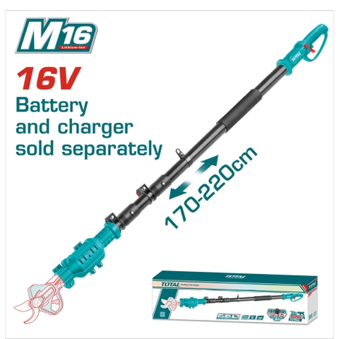 Thân Nối Dài Cho Máy Cắt Cành Dùng Pin 16V (chưa Pin & Sạc) Total TERLI1658