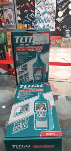 Máy đo độ ẩm và nhiệt độ kỹ thuật số TOTAL TETHT01