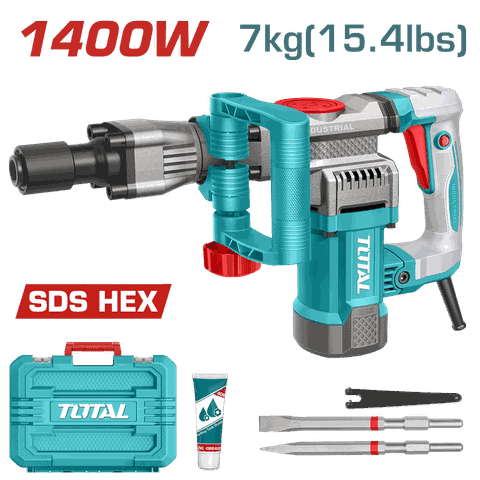 Máy Đục Bê Tông 1400w TOTAL TH214008