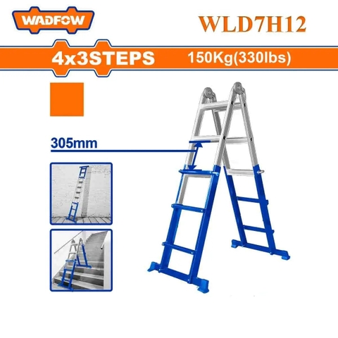 Thang Xếp Thép Và Nhôm Đa ​​năng 4x3 WADFOW WLD7H12