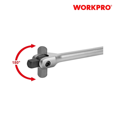 Thanh ngắt có đầu vuông 1/2 inch, đầu xoay 180 độ, dài 380mm Workpro - WP275019