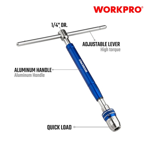 Thanh trượt chữ T, kích thước: 1/4 inch Workpro - WP275016