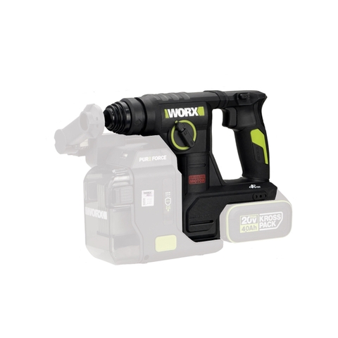 Máy khoan bê tông 2 chức năng dùng pin 20V Worx WU384.9 (Chưa Pin & Sạc)