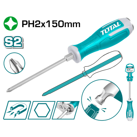 Tua Vít Bake đóng Xuyên PH2x200mm Total THGSPH21506