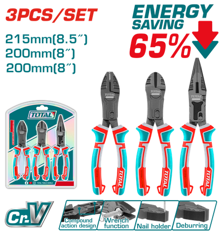 Bộ 3 Kềm Trợ Lực Total THT2CK231S