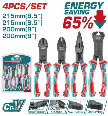 Bộ 4 Kềm Trợ Lực Total THT2CK241S