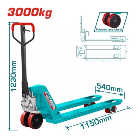 Xe Nâng Tay 3 Tấn Total THT301301