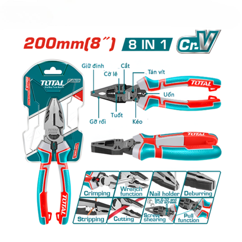 Bộ Kềm Răng đa Chức Năng 8 Trong 1 Total THTMF186