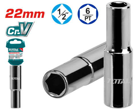 Đầu Tiếp Lục Giác 1/2 Inch X 22MM (120/T) Total THTST12223L