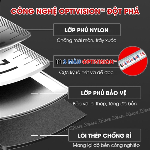 Thước Cuộn Từ Tính Kapro 510 Optivision™ 8m