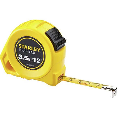 Thước Cuộn Thép Vỏ Gia Cường 3 5m/12x13mm Stanley STHT30510-8