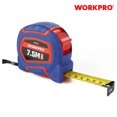 Thước cuộn tráng nylon, kích thước 7.5Mx25mm Workpro - WP261010