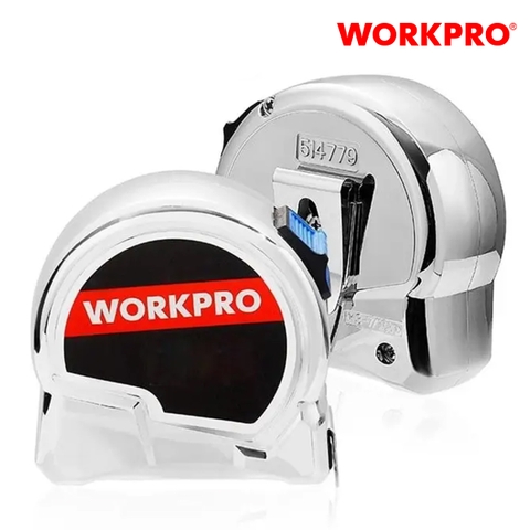 Thước cuộn mạ crom, kích thước 5Mx19mm Workpro - WP261014