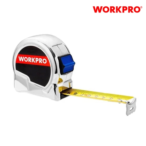 Thước cuộn mạ crom, kích thước 5Mx19mm Workpro - WP261014