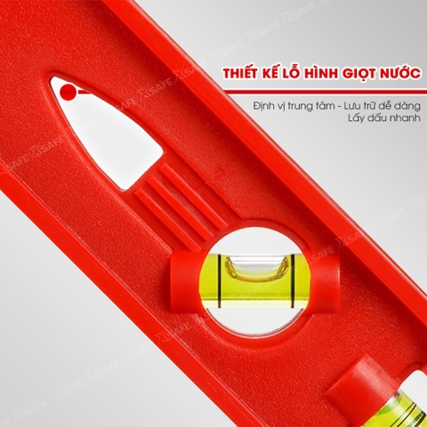 Thước thủy Kapro 229, bằng nhựa, chiều dài 23cm, có nam châm