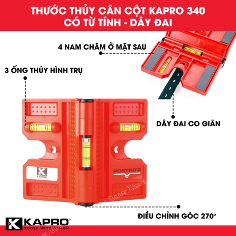 Thước Thủy Cột Gấp Kapro 340 Postrite®