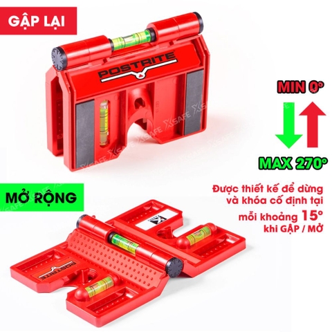 Thước Thủy Cột Gấp Kapro 340 Postrite®