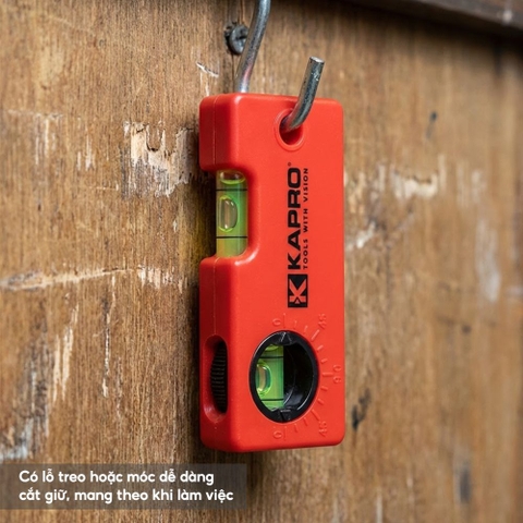 Thước Thủy Mini Kapro 245  Có Ống Đo Góc, Dài 10 Cm (4″)