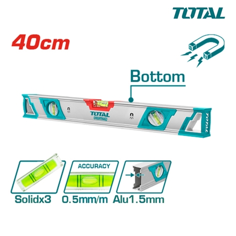 Thước thủy kèm theo nam châm hút 40cm TOTAL  TMT24086M