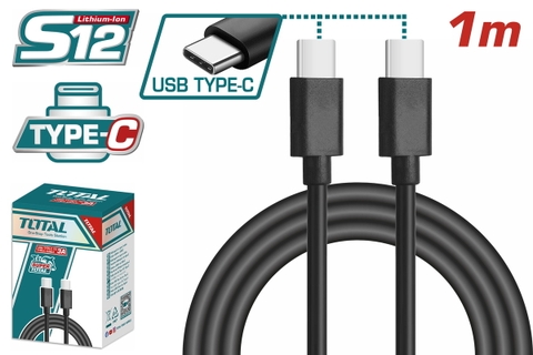 Dây Cáp Sạc USB Type-C Sang Type-C 1M Total TIUCC02