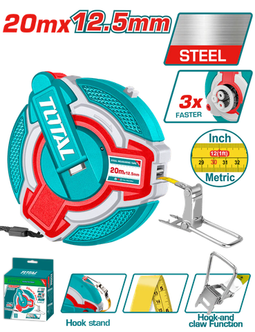 Thước cuốn thép (30m) Total TMT08206
