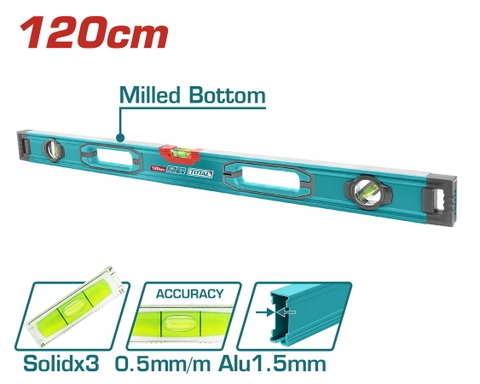 Thước thủy 120cm Total TMT212028