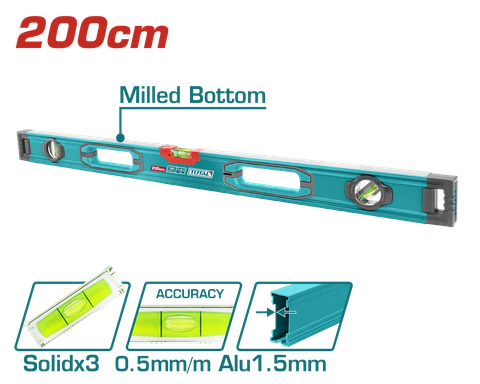Thước thủy 200cm Total TMT220028