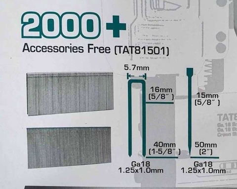 Súng bắn đinh 2 trong 1 16-40mm TOTAL TAT81501