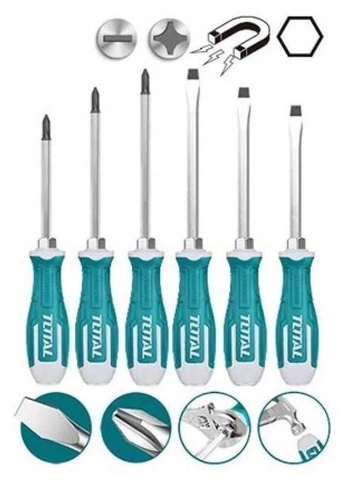 Bộ 6 tua vít đóng xuyên TOTAL THGSS2606