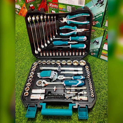 Bộ đồ nghề 100 chi tiết Total THKTHP21006 chính hãng