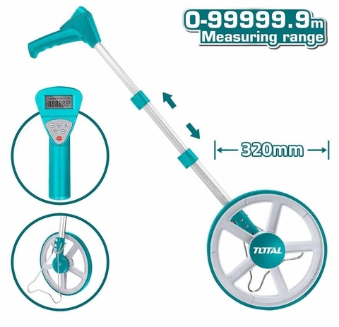 Thước Lăn Đo Đường Số Cơ 9999m TOTAL TMT19945