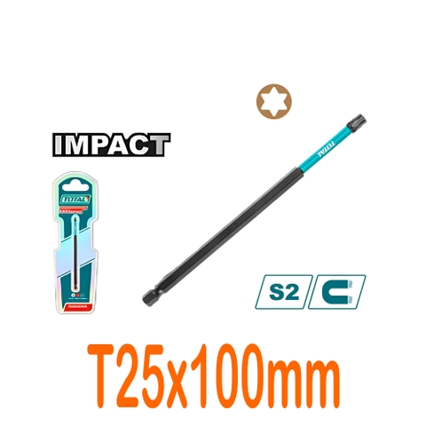 Mũi Bắt Vít T25x100mm Total TACIM71T25100