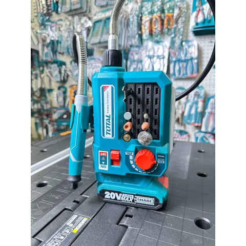 Máy Mài Khuôn Dùng Pin Lithium-ion 20V (chưa Pin & Sạc) Total TMGLI2001