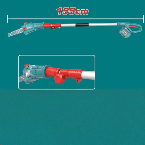 Máy cưa cắt cành trên cao không chổi than dùng pin 42V Total TPSLI42281