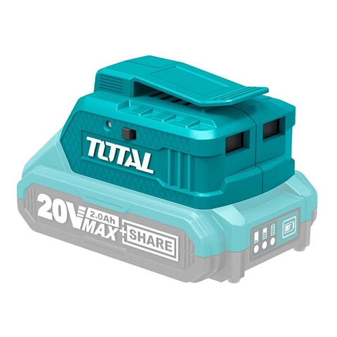 20V Đế sạc có cổng USB Total TUCLI2001
