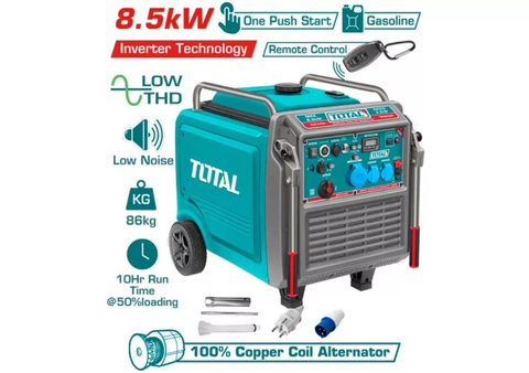 Máy phát điện dùng xăng biến tần 8.5kW Total TP585006