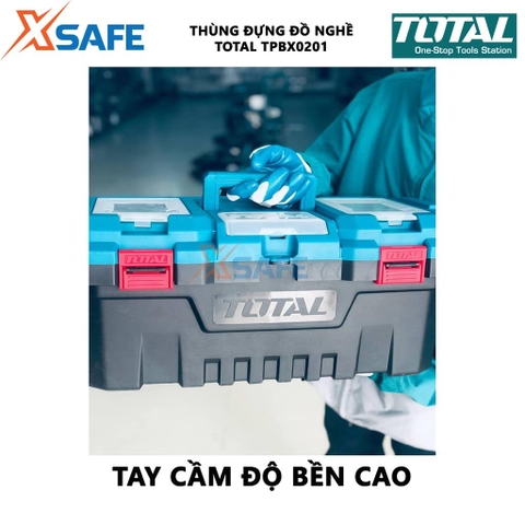 Thùng đựng đồ nghề 20 inch TOTAL TPBX0201 - Khóa nhựa