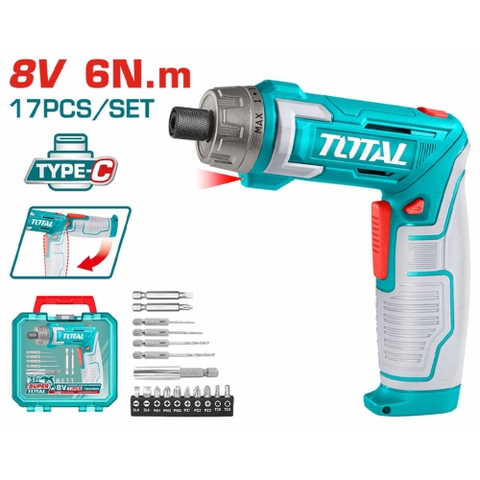 [Sale 8/8] Máy Siết Vít Pin 8V Total TSDLI08025