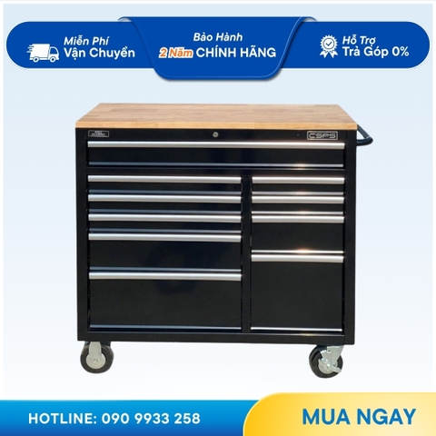 Tủ đồ nghề CSPS 10410 104cm - 10 hộc kéo có mặt ván