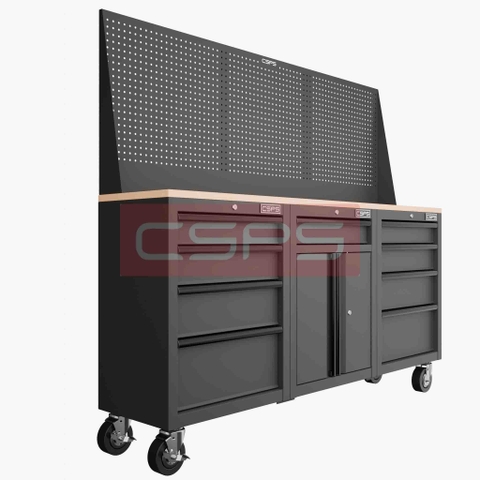 Tủ Dụng Cụ CSPS 183cm 3 Tủ 5/9/12 Hộc Kéo