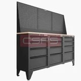 Tủ dụng cụ CSPS 183cm - 3 tủ đen/đỏ