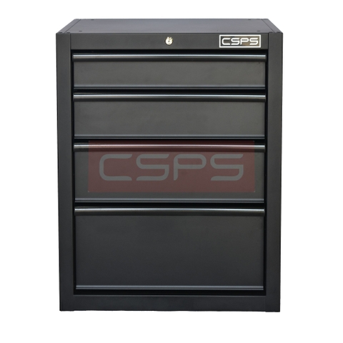 Tủ dụng cụ CSPS 61cm - 04 hộc kéo Đen/ Đỏ