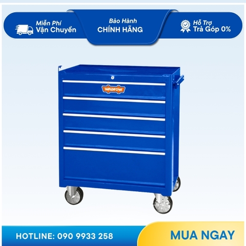Tủ đựng dụng cụ 5 ngăn kéo 688x458x735mm WadFow WCS2A05