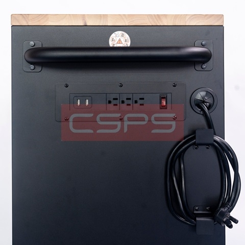 Tủ dụng cụ CSPS 76cm - 05 hộc kéo không nâng hạ màu đen/ xanh