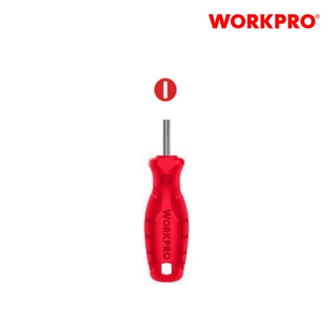 Tua vít đầu dẹt, kích thước 6.5x150mm, thép hợp kim CR-V Workpro - WP22104
